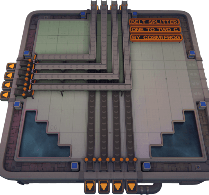 Belt 1-2 Split Corner (FSB Management — Belt Splitters)