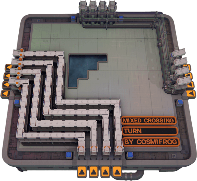 FSB交汇 — 直线跨混合 (FSB管理 — 直线跨线)